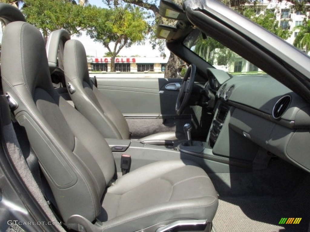 2011 Boxster  - Meteor Grey Metallic / Stone Grey photo #35