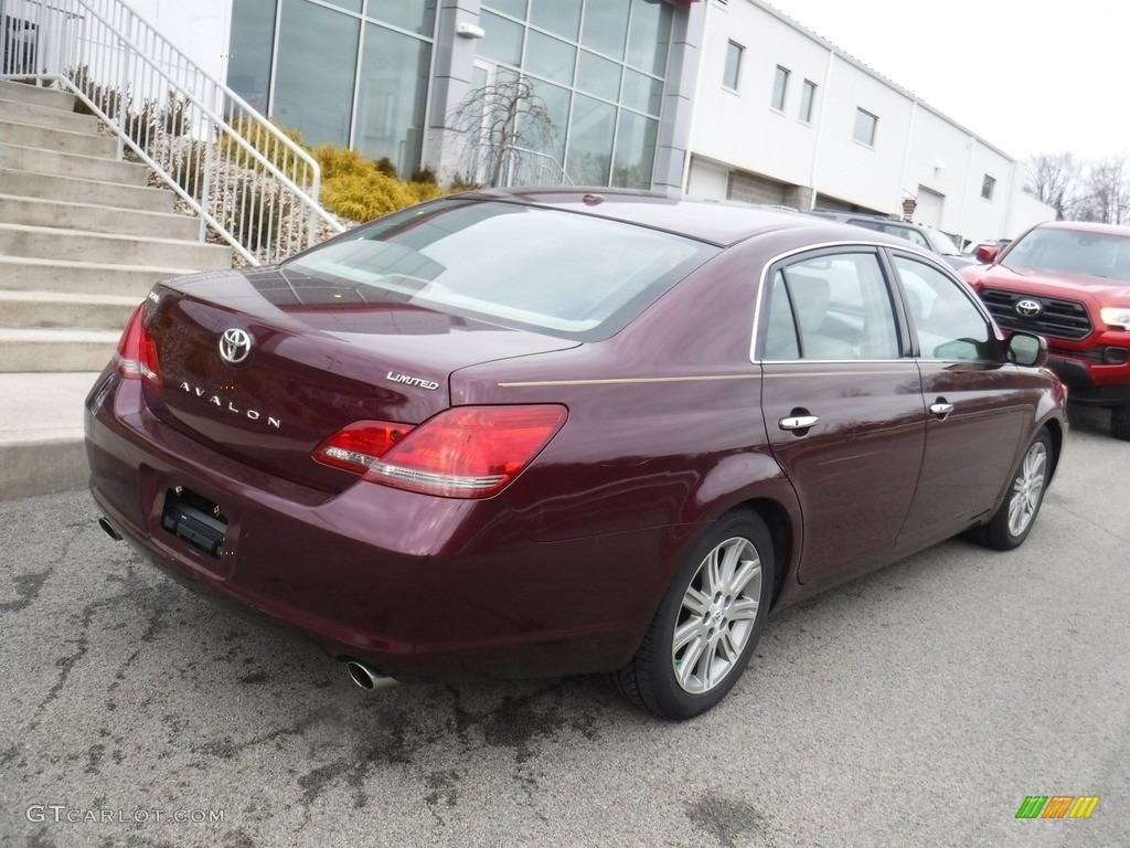 2009 Avalon Limited - Cassis Red Pearl / Ivory photo #8