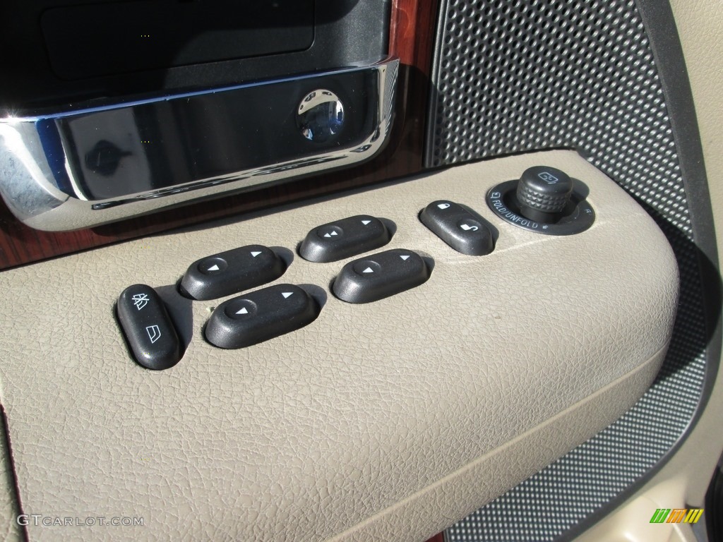 2007 F150 Lariat SuperCrew 4x4 - White Sand Tri-Coat / Tan photo #15