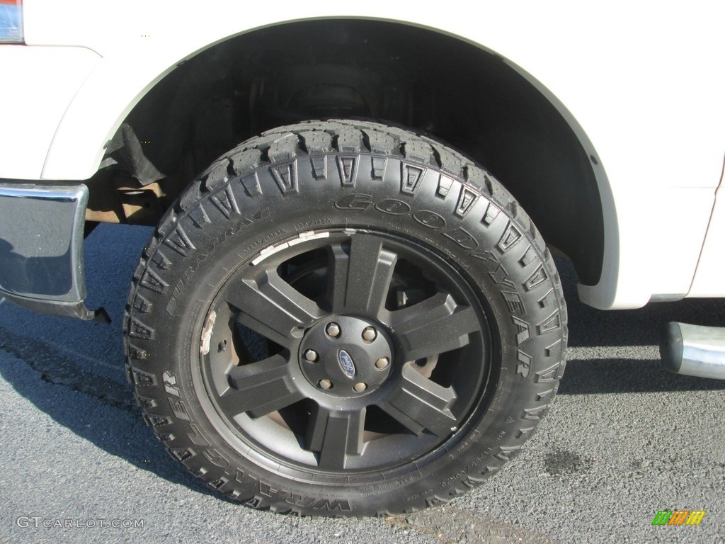 2007 F150 Lariat SuperCrew 4x4 - White Sand Tri-Coat / Tan photo #22
