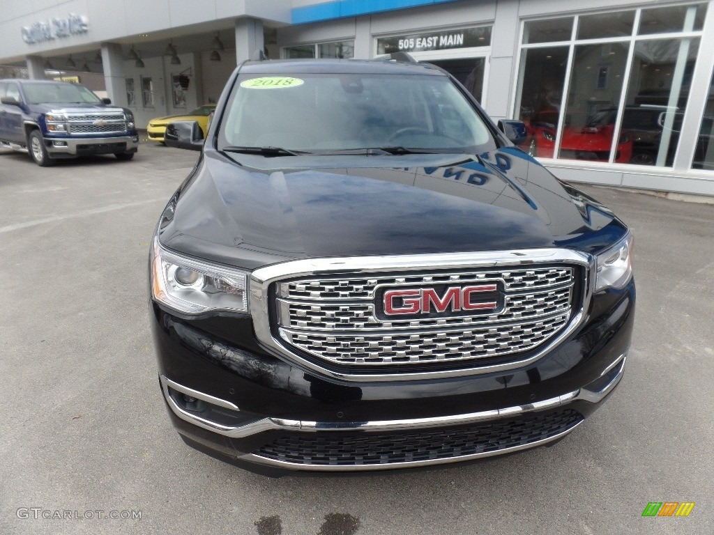 2018 Acadia Denali AWD - Ebony Twilight Metallic / Jet Black photo #2