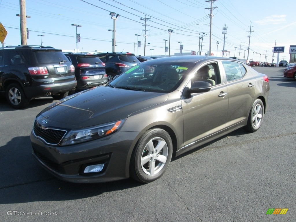 2014 Optima LX - Metal Bronze / Beige photo #2