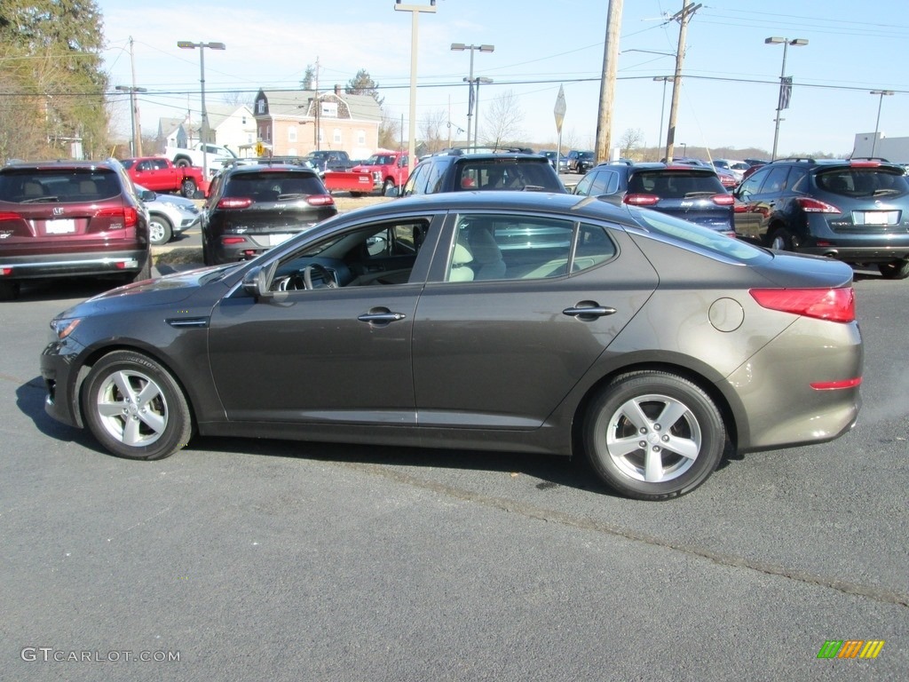 2014 Optima LX - Metal Bronze / Beige photo #9