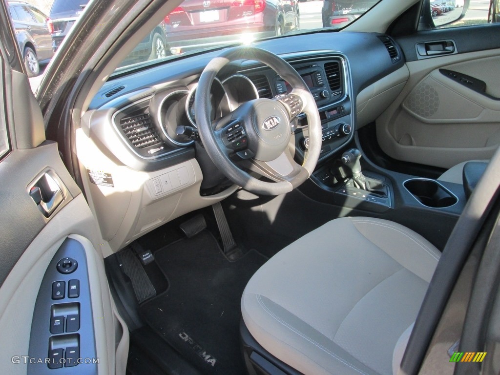 2014 Optima LX - Metal Bronze / Beige photo #12