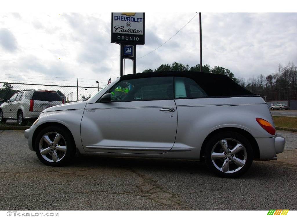 2005 PT Cruiser GT Convertible - Bright Silver Metallic / Dark Slate Gray photo #1