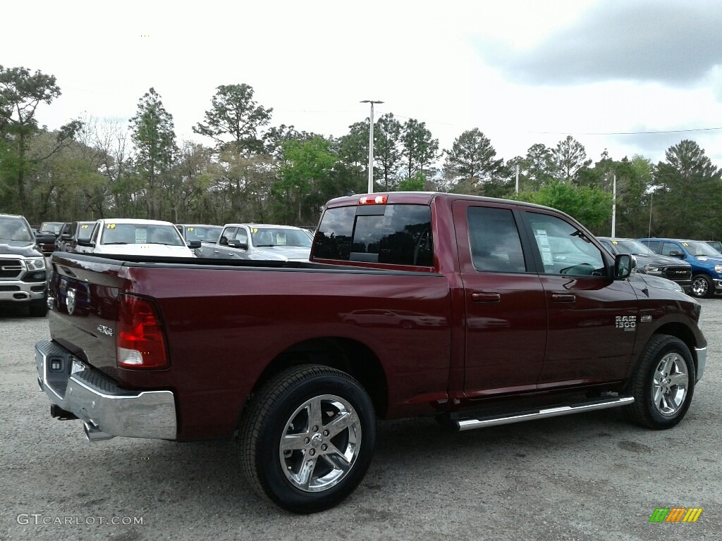 2019 1500 Classic Big Horn Quad Cab 4x4 - Delmonico Red Pearl / Black/Diesel Gray photo #5