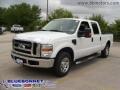 2009 Oxford White Ford F250 Super Duty XLT Crew Cab  photo #4