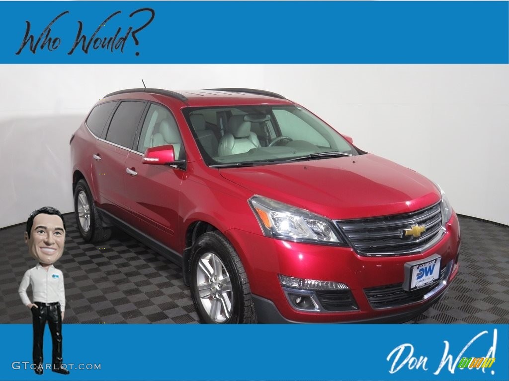 Crystal Red Tintcoat Chevrolet Traverse