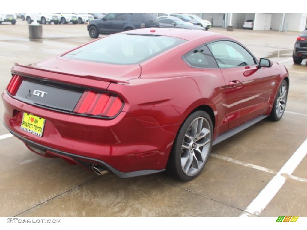 2017 Mustang GT Premium Coupe - Ruby Red / Ebony photo #8