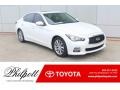 Moonlight White 2014 Infiniti Q 50 3.7 Premium