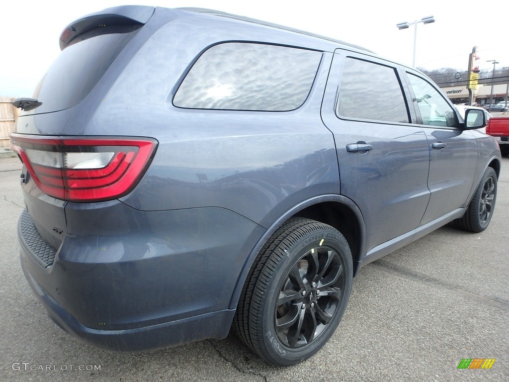 2019 Durango GT AWD - Reactor Blue / Black photo #6