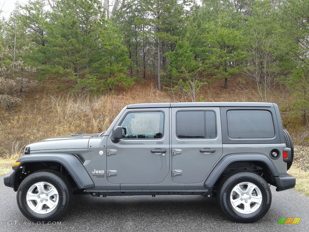 2019 Wrangler Unlimited Sport 4x4 - Sting-Gray / Black photo #1