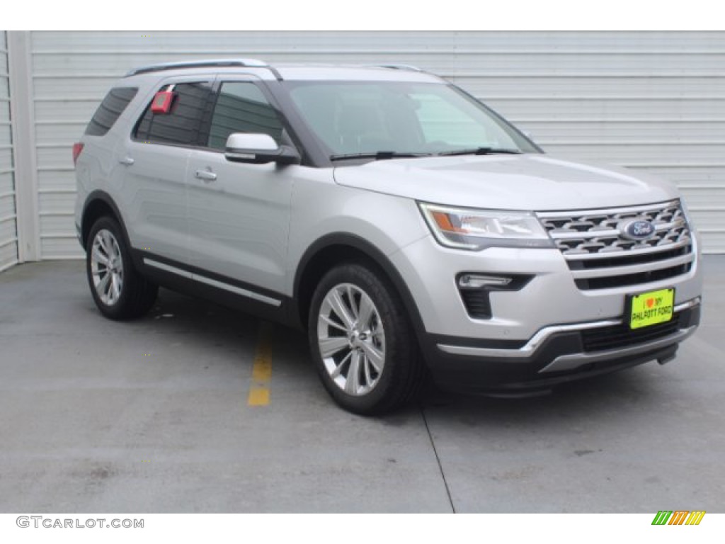 2019 Explorer Limited - Ingot Silver / Medium Black photo #2