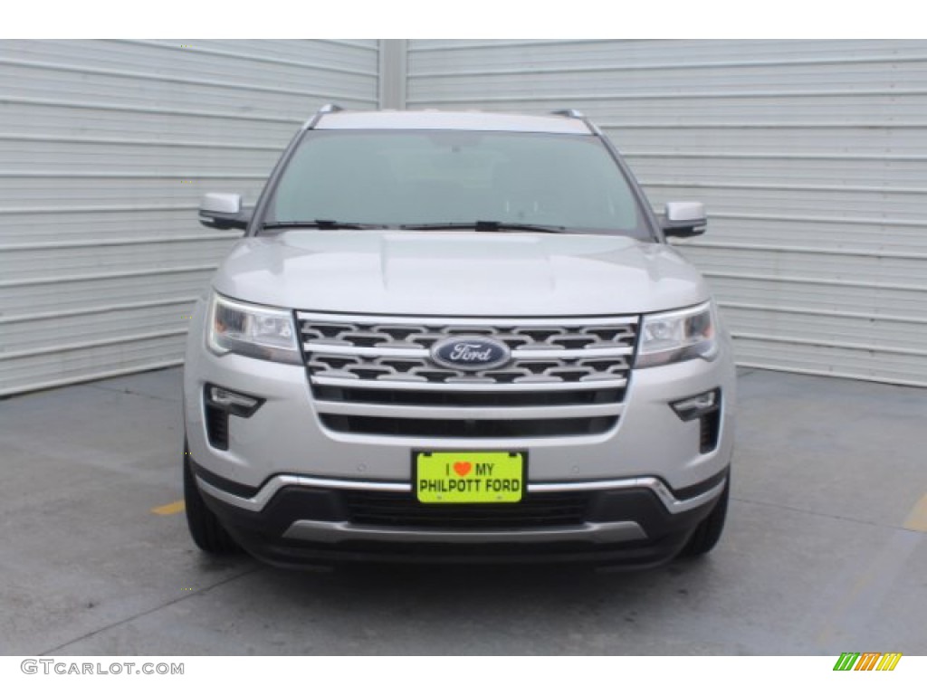 2019 Explorer Limited - Ingot Silver / Medium Black photo #3
