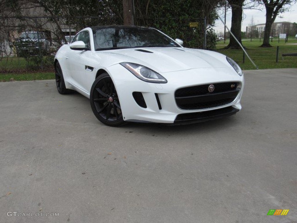 2016 F-TYPE S Coupe - Polaris White / Jet photo #1