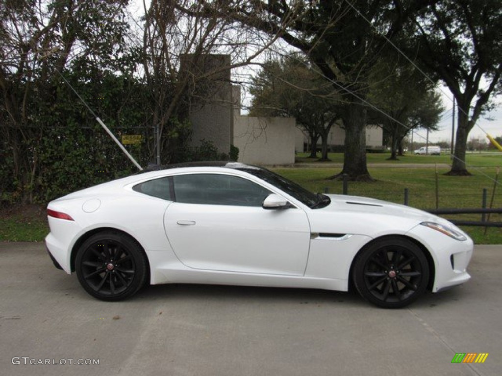Polaris White 2016 Jaguar F-TYPE S Coupe Exterior Photo #132118636