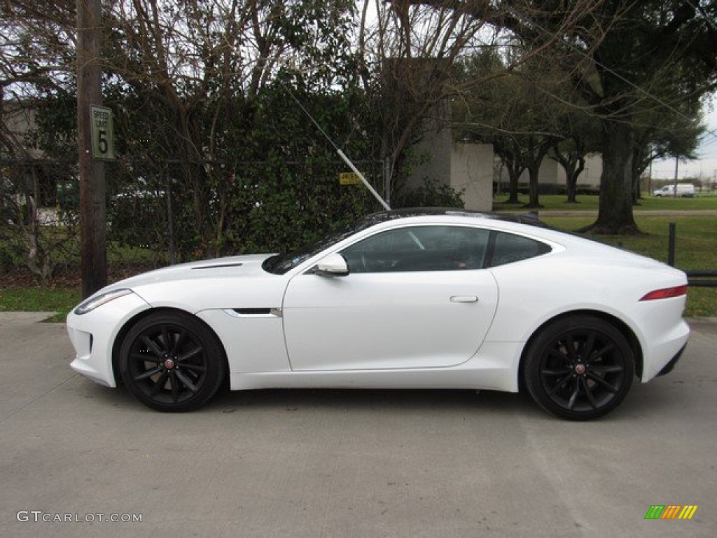 Polaris White 2016 Jaguar F-TYPE S Coupe Exterior Photo #132118750