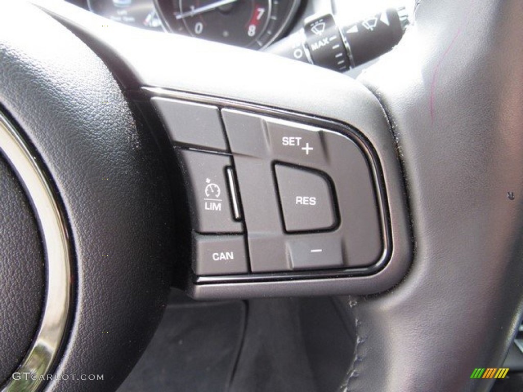2016 Jaguar F-TYPE S Coupe Jet Steering Wheel Photo #132119023