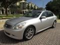 2008 Liquid Platinum Silver Infiniti G 35 S Sport Sedan  photo #44