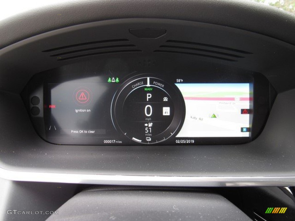 2019 Jaguar I-PACE HSE AWD Gauges Photo #132119755