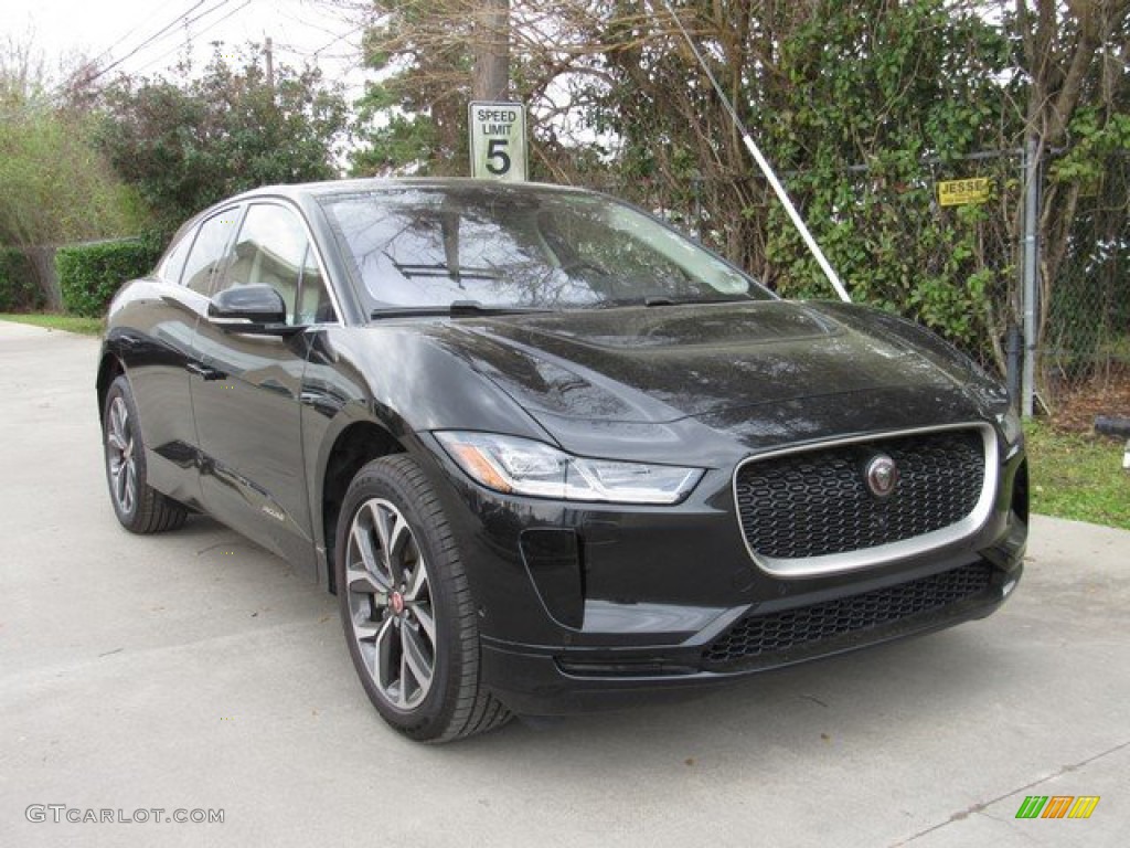 Santorini Black Metallic 2019 Jaguar I-PACE HSE AWD Exterior Photo #132119935