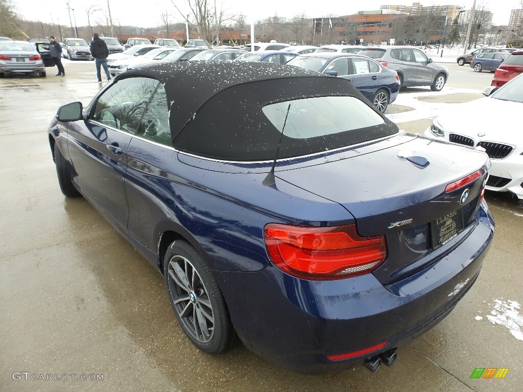 2019 2 Series 230i xDrive Convertible - Mediterranean Blue Metallic / Cognac photo #2