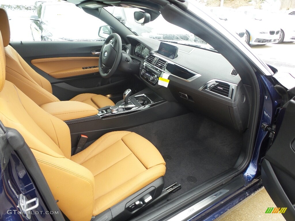 2019 2 Series 230i xDrive Convertible - Mediterranean Blue Metallic / Cognac photo #4