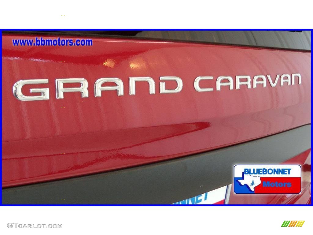 2007 Grand Caravan SE - Inferno Red Crystal Pearl / Medium Slate Gray photo #12
