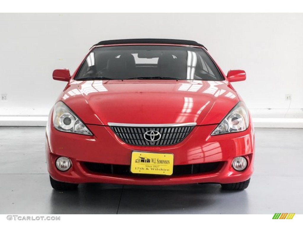 2006 Solara SLE V6 Convertible - Absolutely Red / Dark Stone photo #2