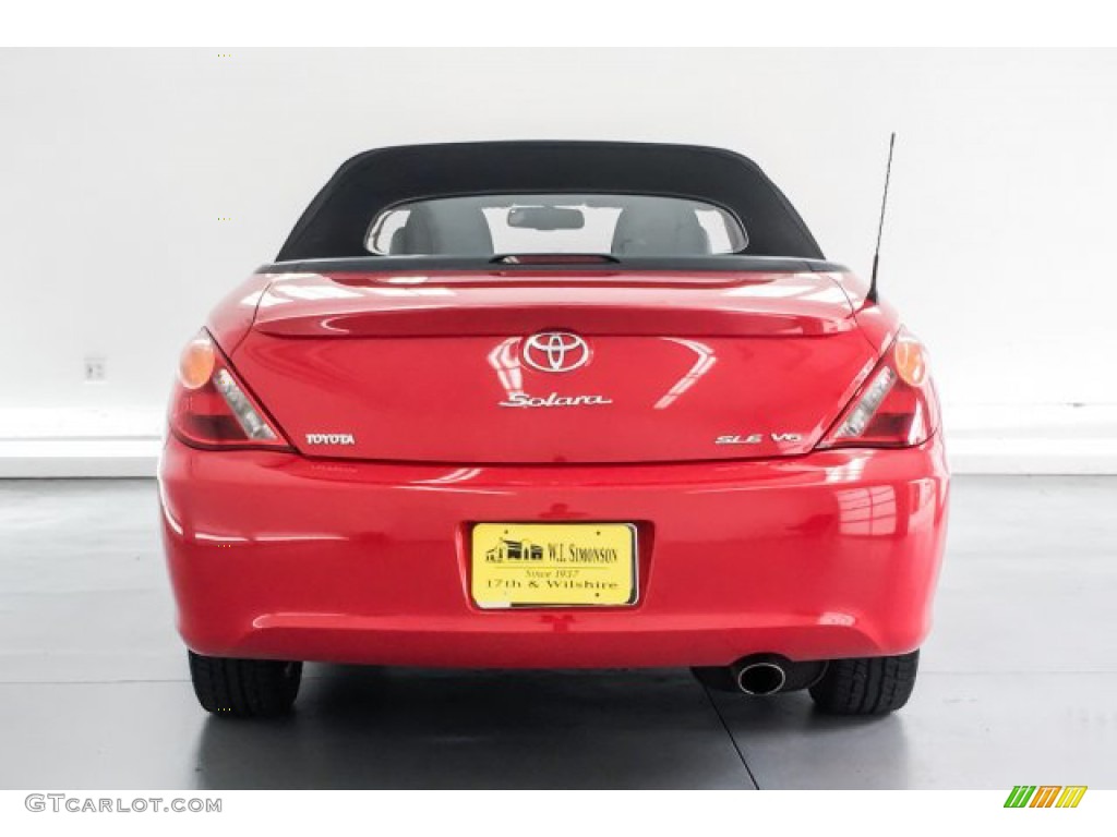 2006 Solara SLE V6 Convertible - Absolutely Red / Dark Stone photo #3