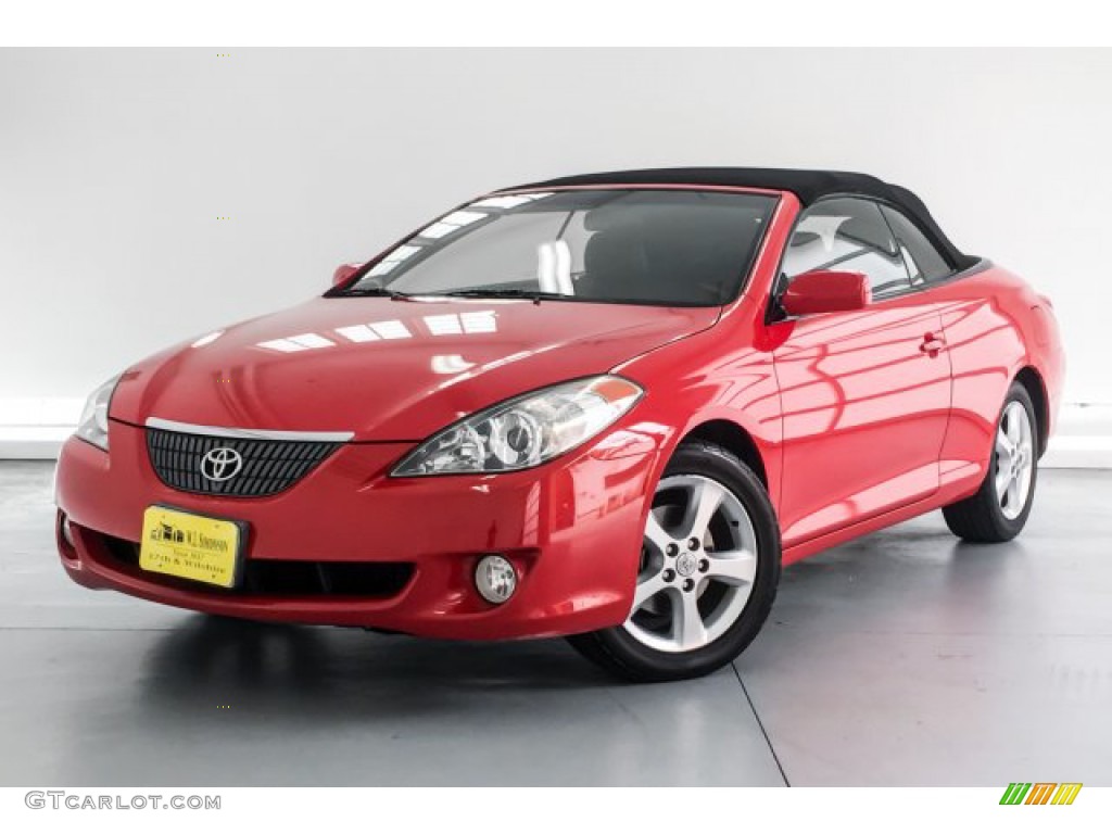 2006 Solara SLE V6 Convertible - Absolutely Red / Dark Stone photo #12