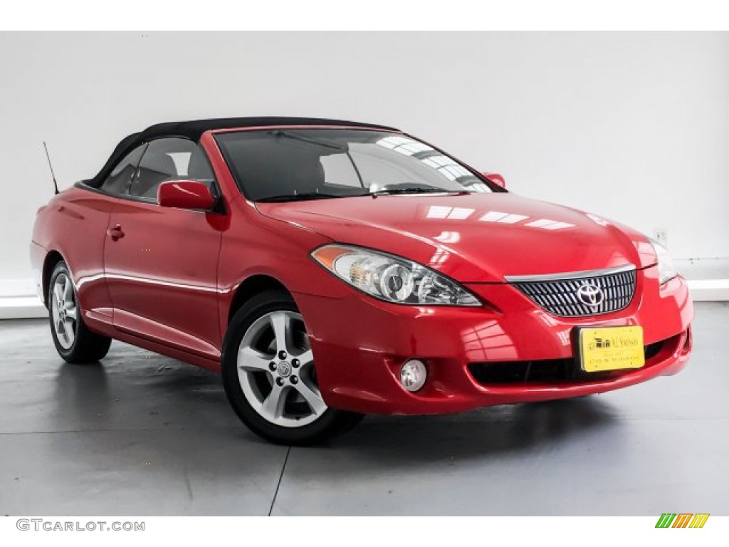 2006 Solara SLE V6 Convertible - Absolutely Red / Dark Stone photo #14