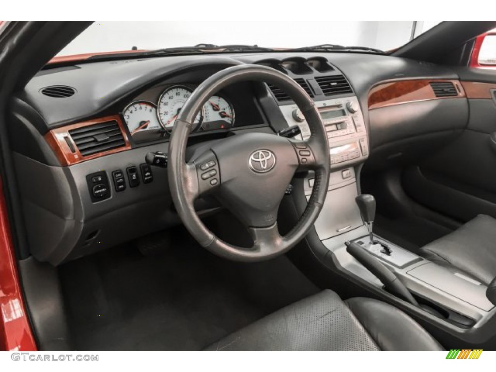 2006 Solara SLE V6 Convertible - Absolutely Red / Dark Stone photo #22