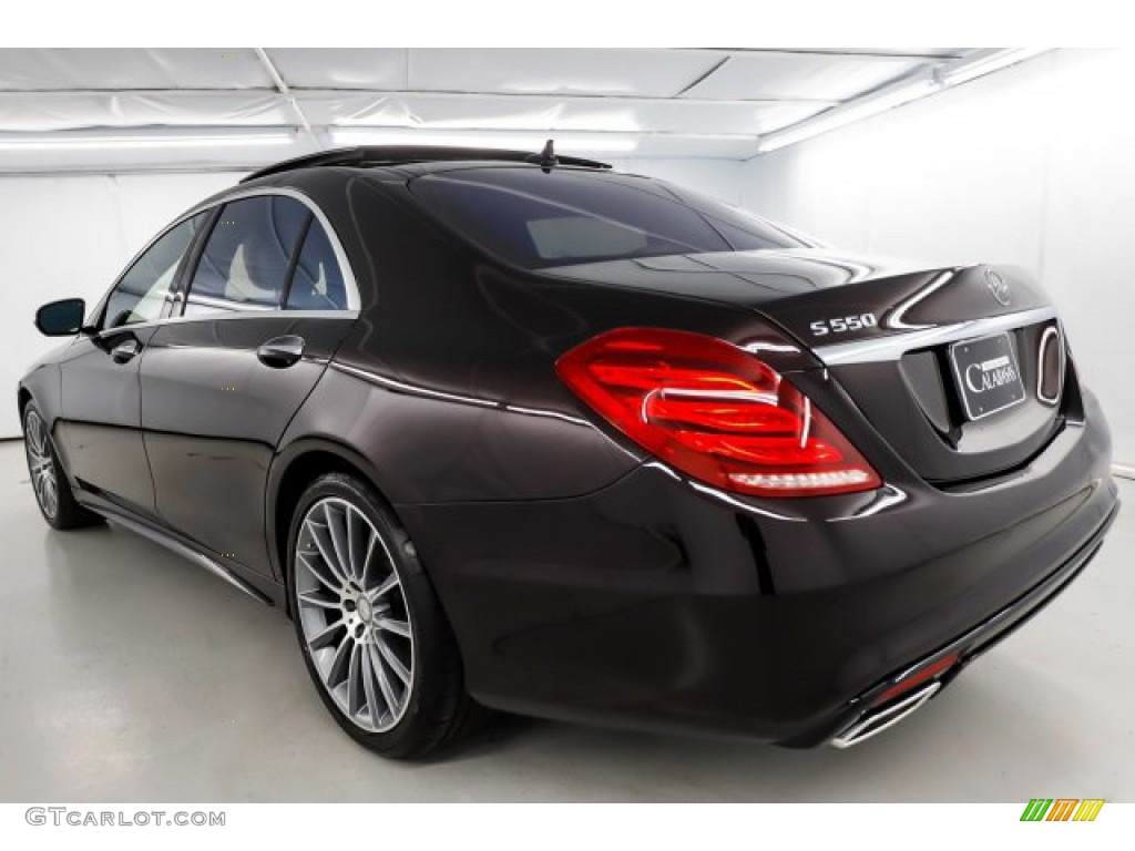 2016 S 550 Sedan - Ruby Black Metallic / Silk Beige/Espresso Brown photo #11