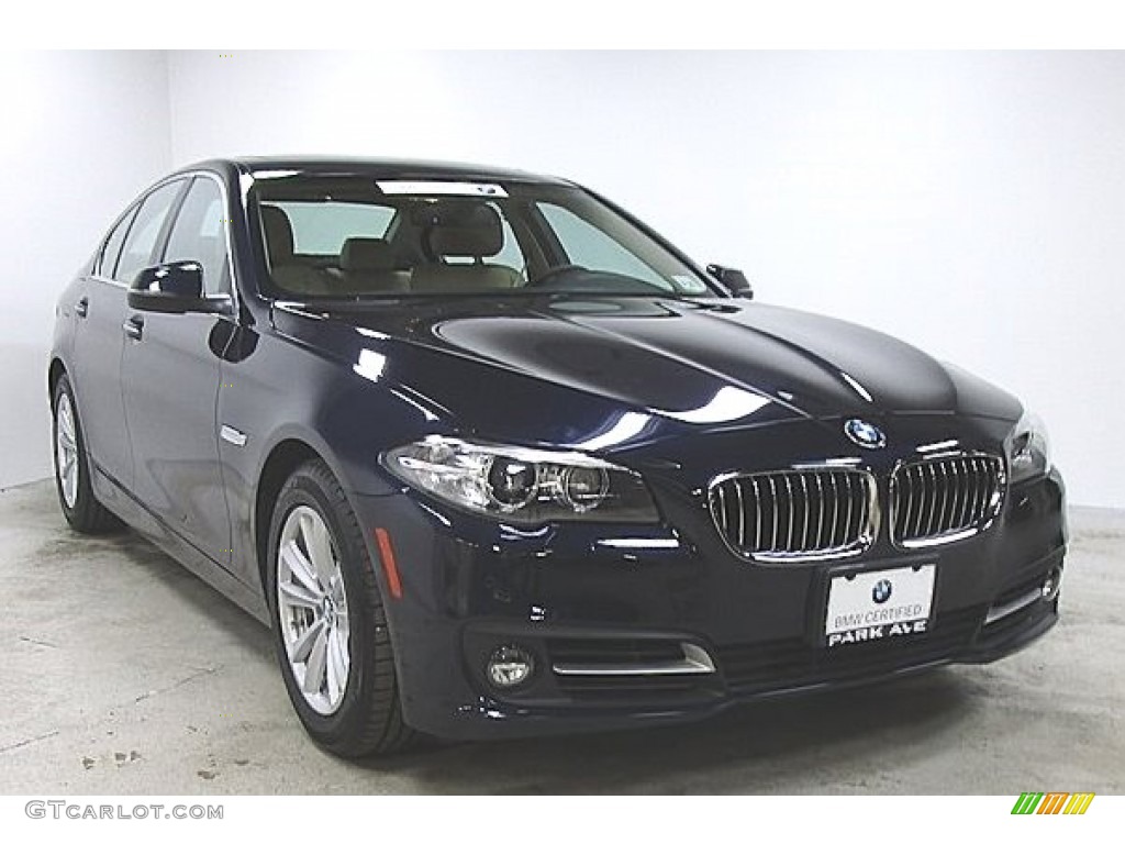 2016 5 Series 528i xDrive Sedan - Imperial Blue Metallic / Venetian Beige/Black photo #5