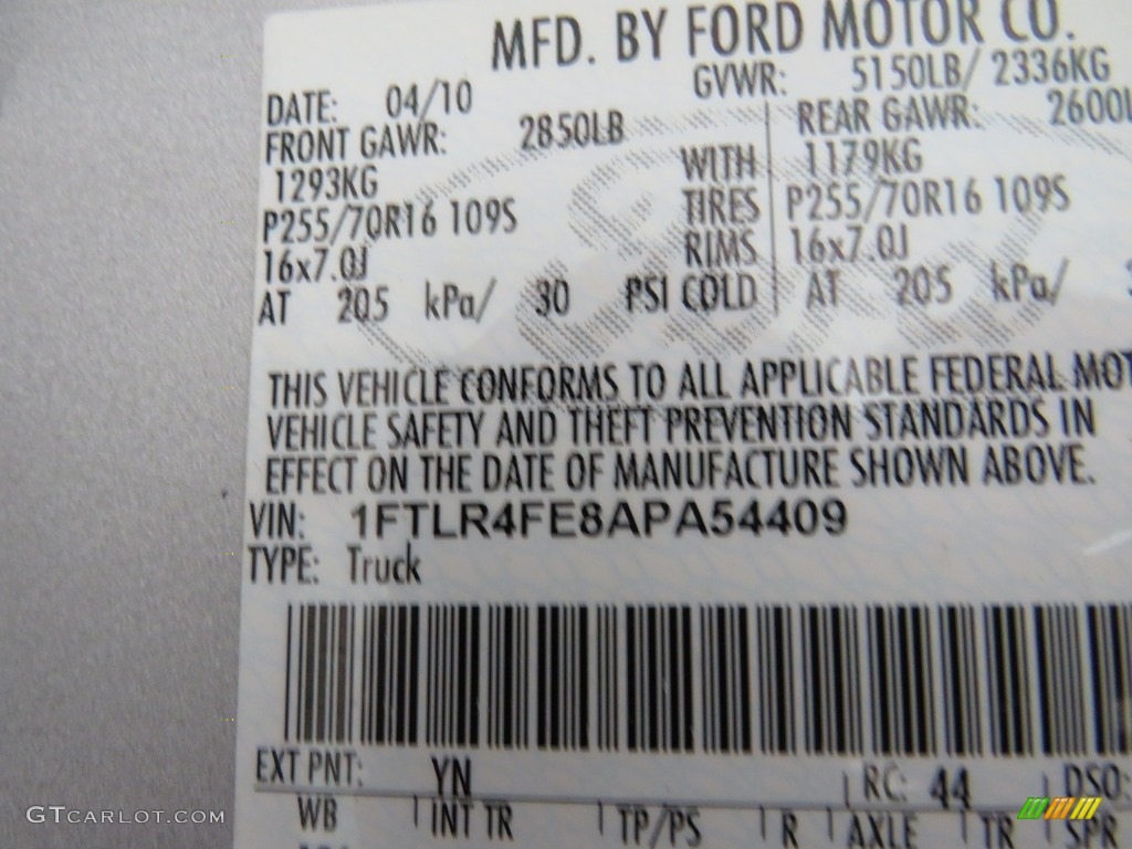 2010 Ranger XLT SuperCab 4x4 - Silver Metallic / Medium Dark Flint photo #29