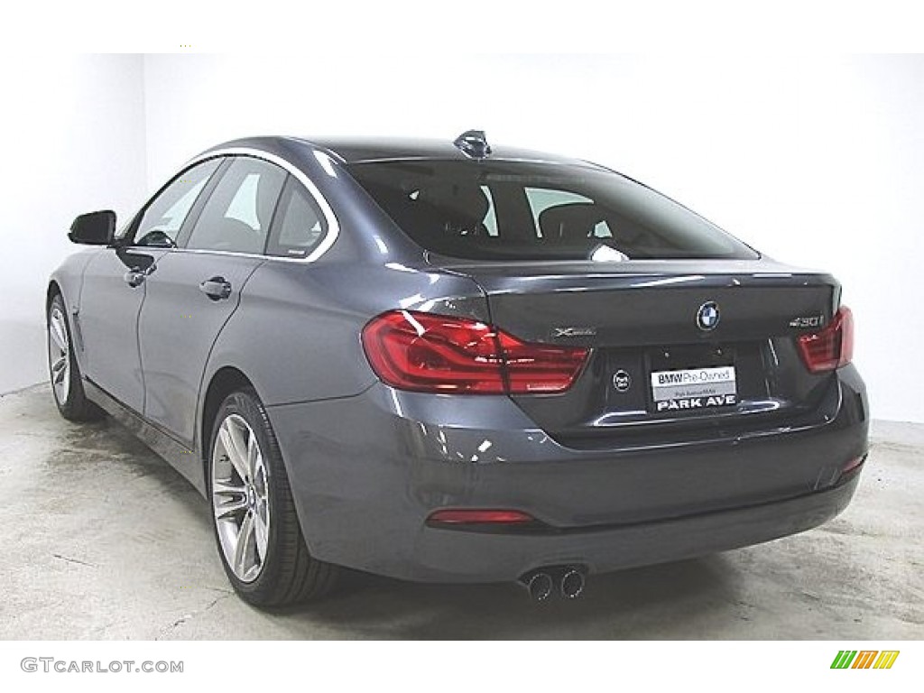 2019 4 Series 430i xDrive Gran Coupe - Mineral Grey Metallic / Black photo #1