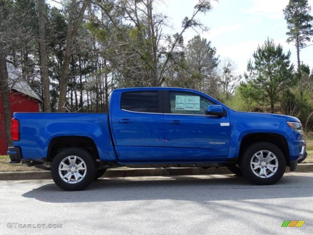 Kinetic Blue Metallic 2019 Chevrolet Colorado LT Crew Cab Exterior Photo #132126379