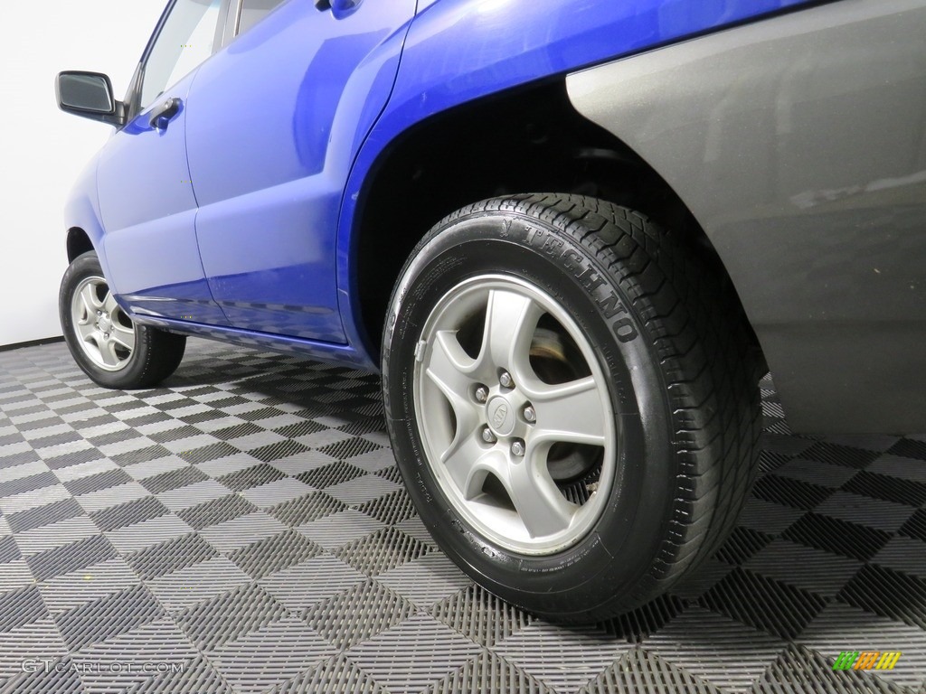 2008 Sportage LX - Smart Blue Metallic / Black photo #11