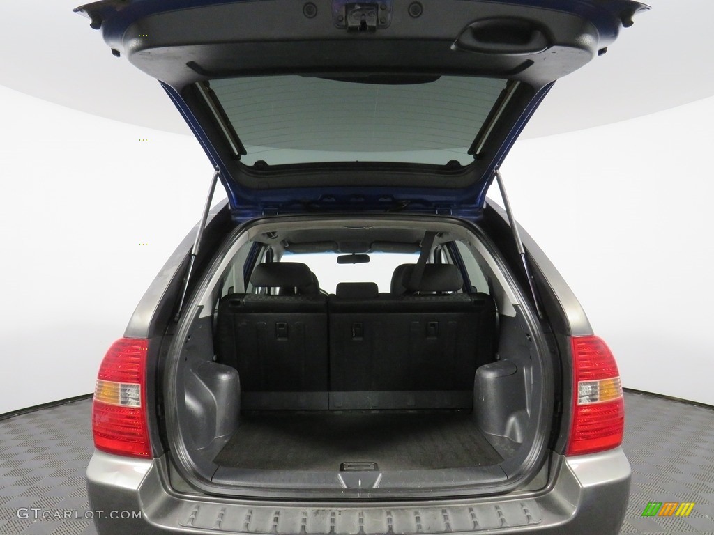 2008 Sportage LX - Smart Blue Metallic / Black photo #16