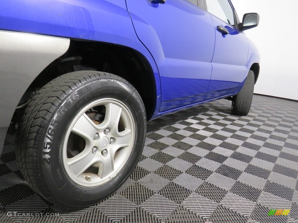 2008 Sportage LX - Smart Blue Metallic / Black photo #21