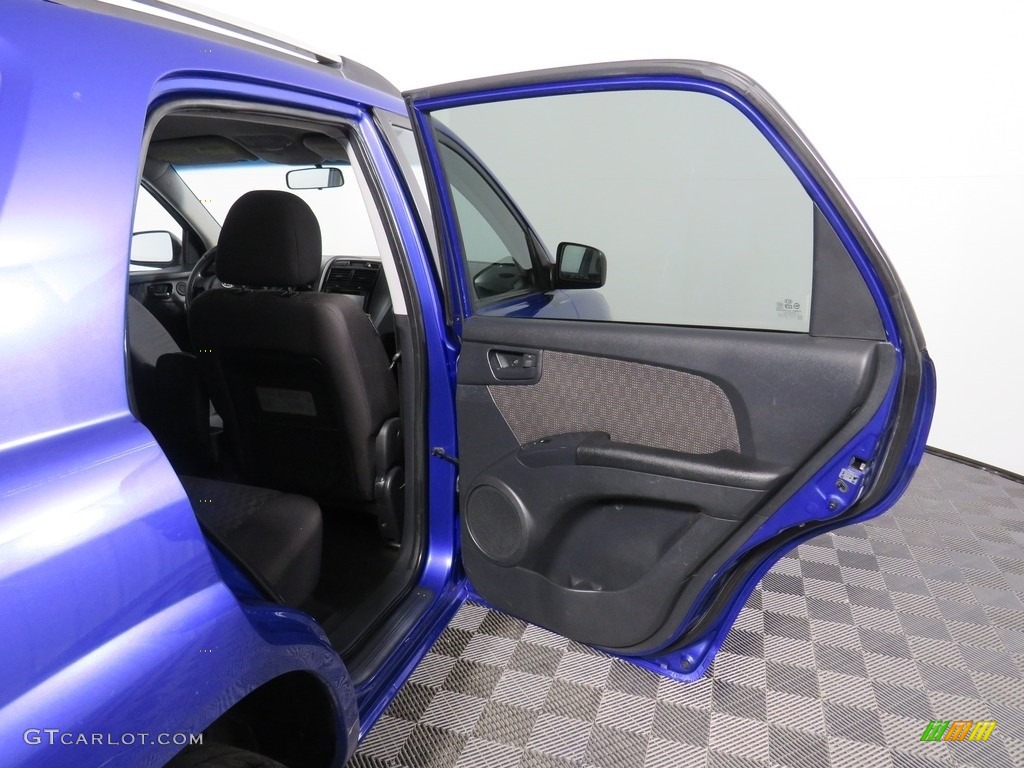 2008 Sportage LX - Smart Blue Metallic / Black photo #39