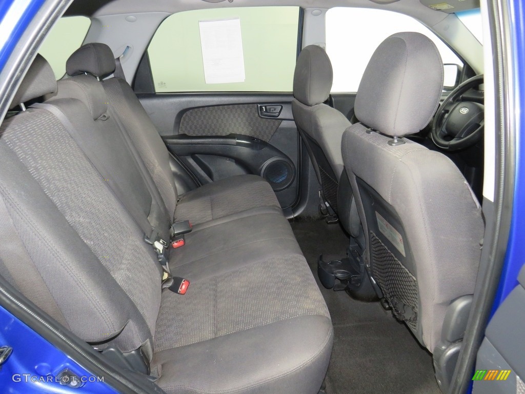 2008 Sportage LX - Smart Blue Metallic / Black photo #40