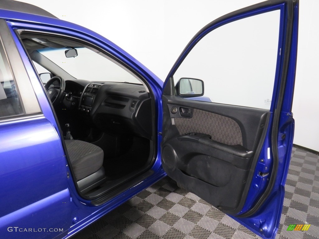 2008 Sportage LX - Smart Blue Metallic / Black photo #41