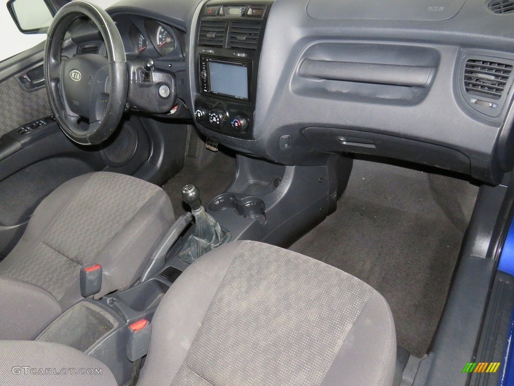2008 Sportage LX - Smart Blue Metallic / Black photo #43