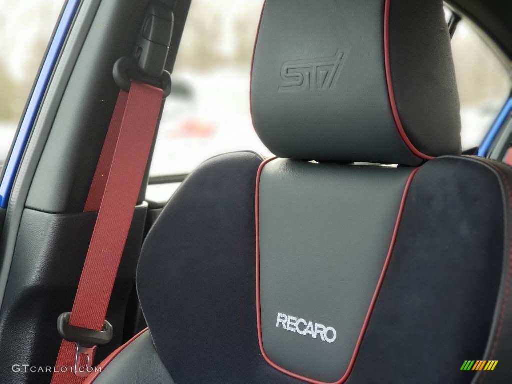 Carbon Black Interior 2018 Subaru WRX STI Limited Photo #132128605