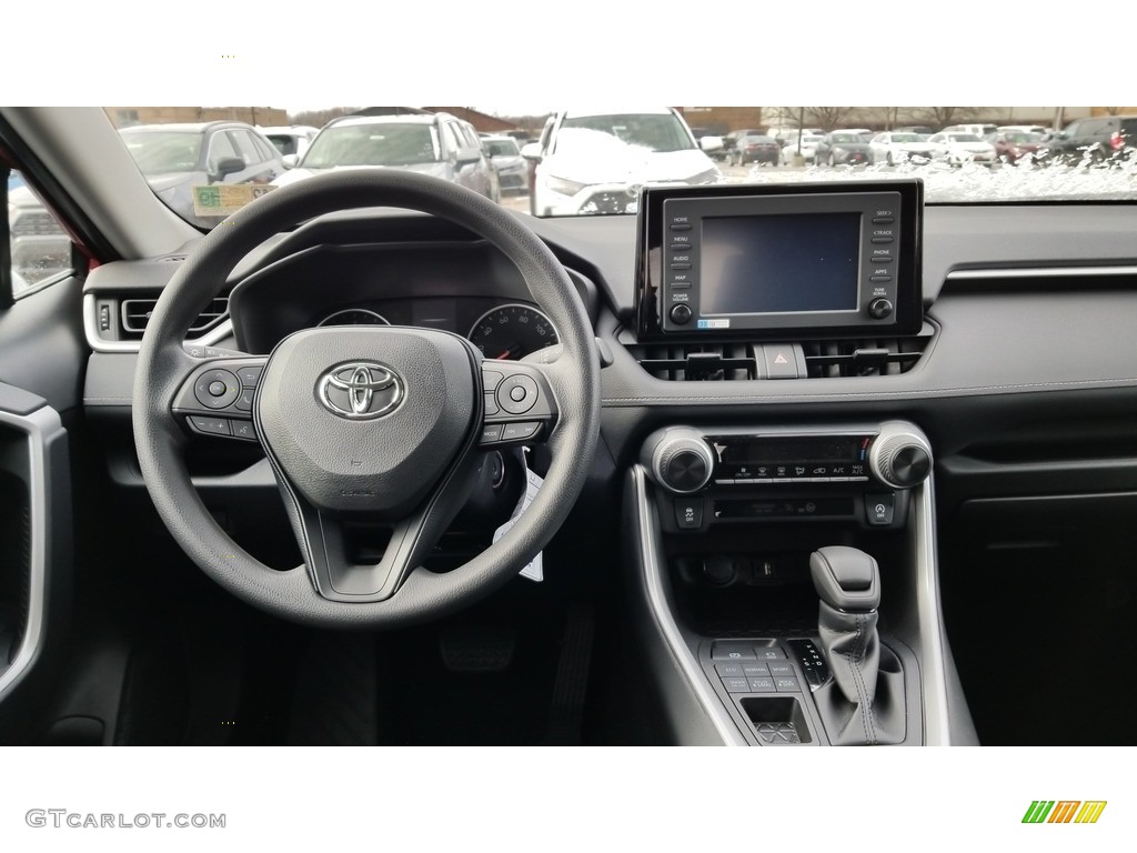 2019 RAV4 LE AWD - Ruby Flare Pearl / Black photo #4