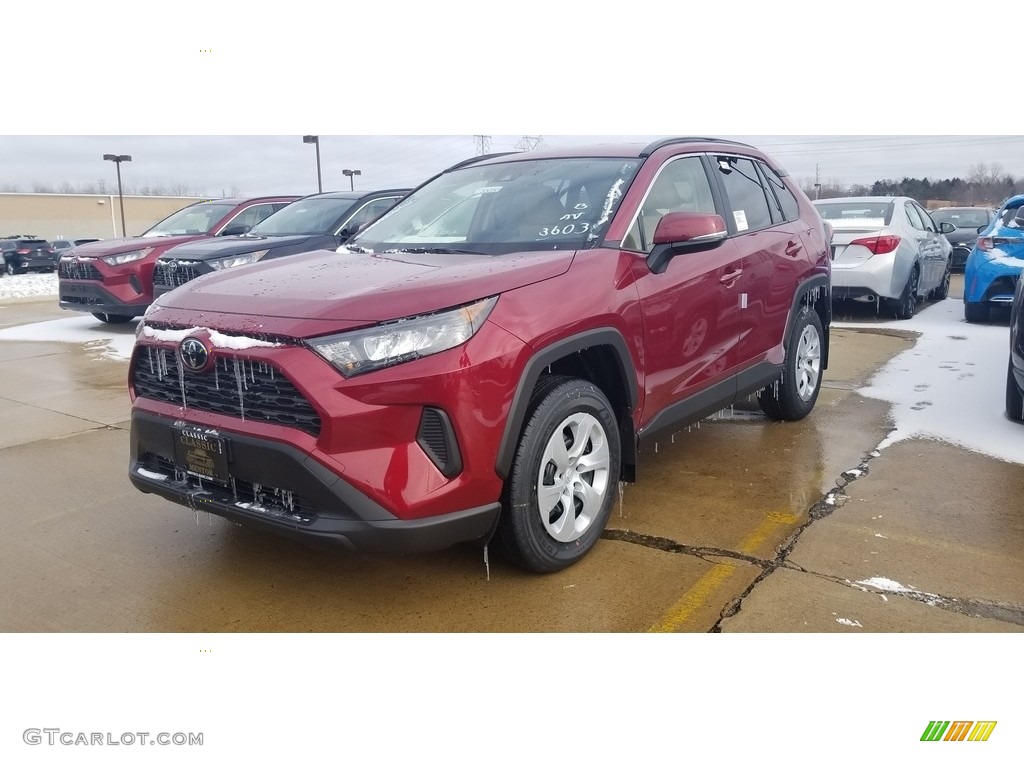 2019 RAV4 LE - Ruby Flare Pearl / Nutmeg photo #1