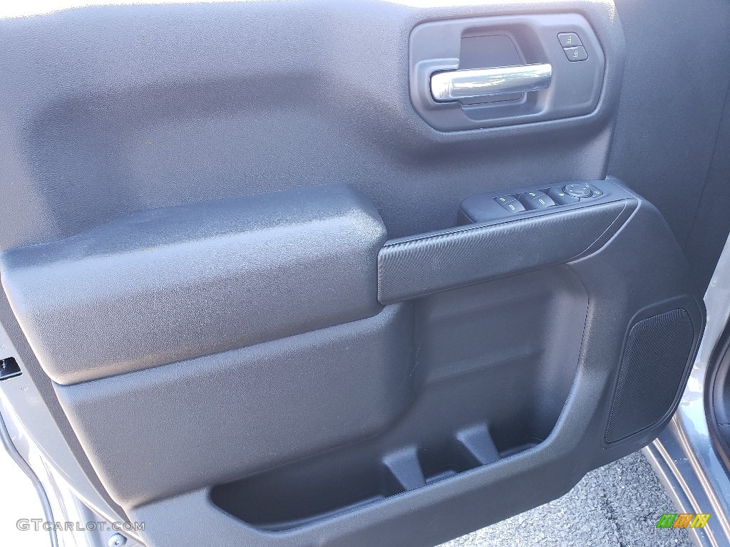 2019 Silverado 1500 Custom Double Cab 4WD - Satin Steel Metallic / Jet Black photo #7