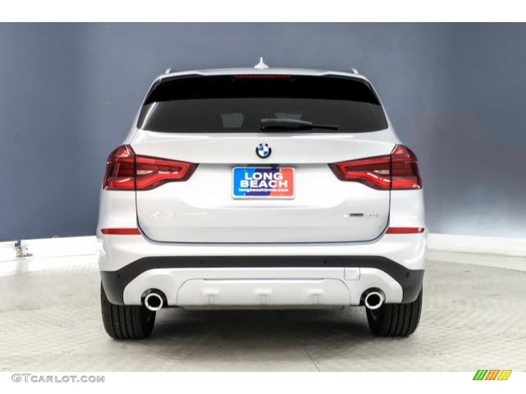 2019 X3 sDrive30i - Glacier Silver Metallic / Black photo #3